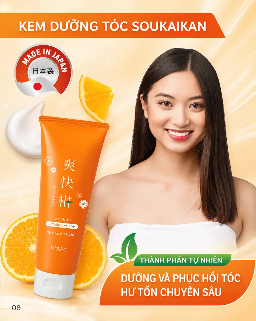 Kem dưỡng tóc Soukaikan